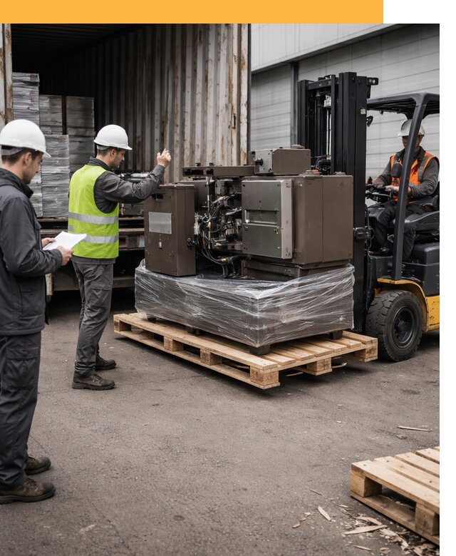 Доставка промышленного оборудования из Европы от 45639