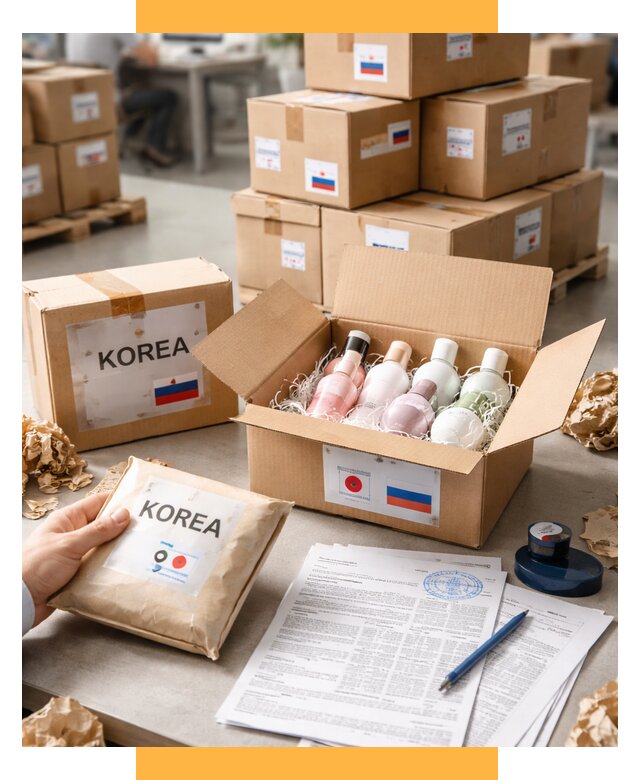 Доставка косметики из Кореи от 8621 р. под ключ | СетСервис-Озр