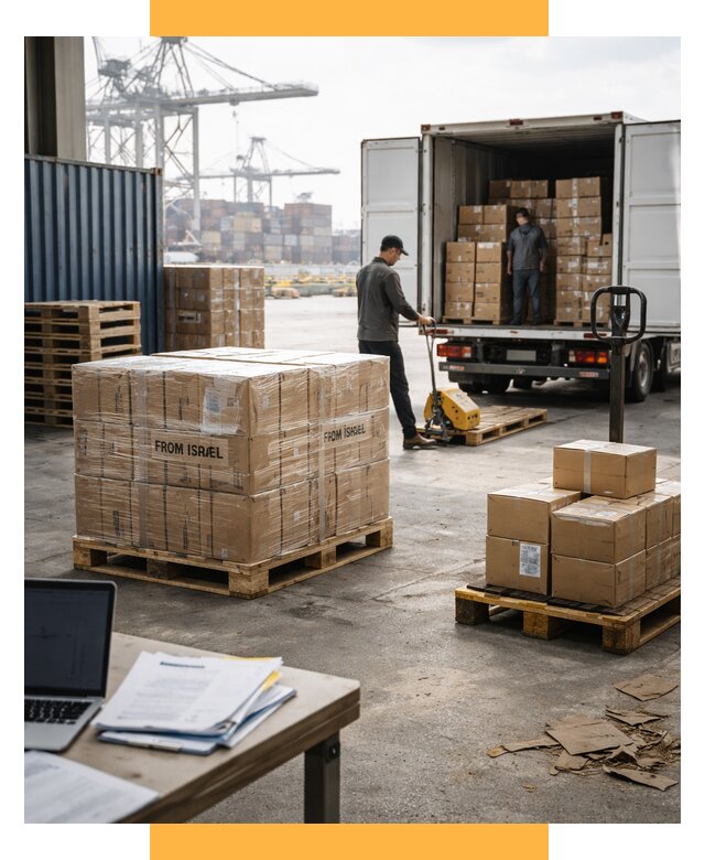 Доставка грузов из Израиля от 15213 р., логистика от СетСервис-Озр