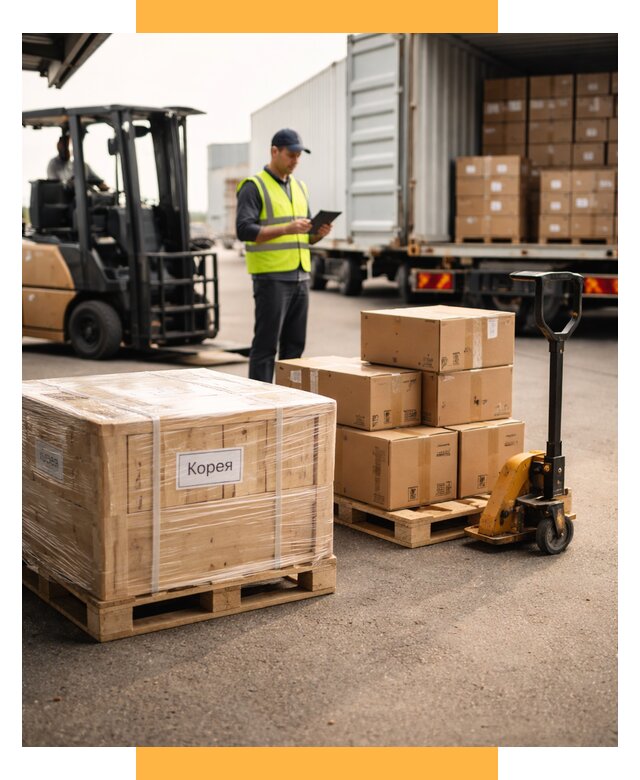 Доставка грузов в Корею из России от 35497 р. | СетСервис-Озр