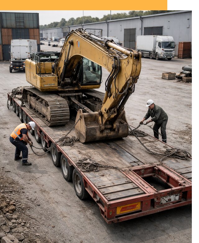 Перевозка спецтехники по России и миру от 45639 руб