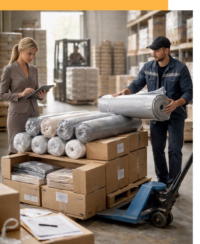 Перевозка текстиля по миру от 15213 руб. с таможней и страхованием