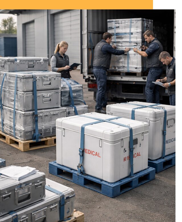 Перевозка медицинского оборудования по всему миру от 15213 руб