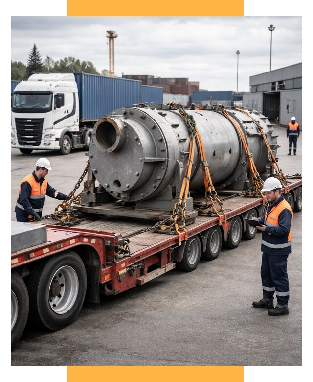 Перевозка тяжеловесных грузов под ключ от 152130 р. | СетСервис-Озр