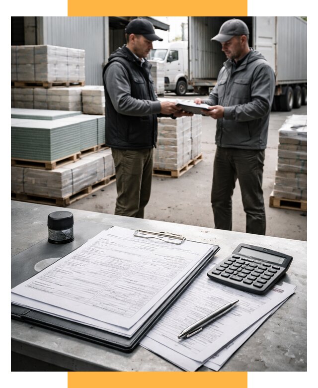 Таможенное оформление стройматериалов от 8621 р. | СетСервис-Озр